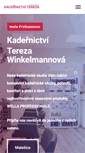Mobile Screenshot of kadernictvi-tereza.cz